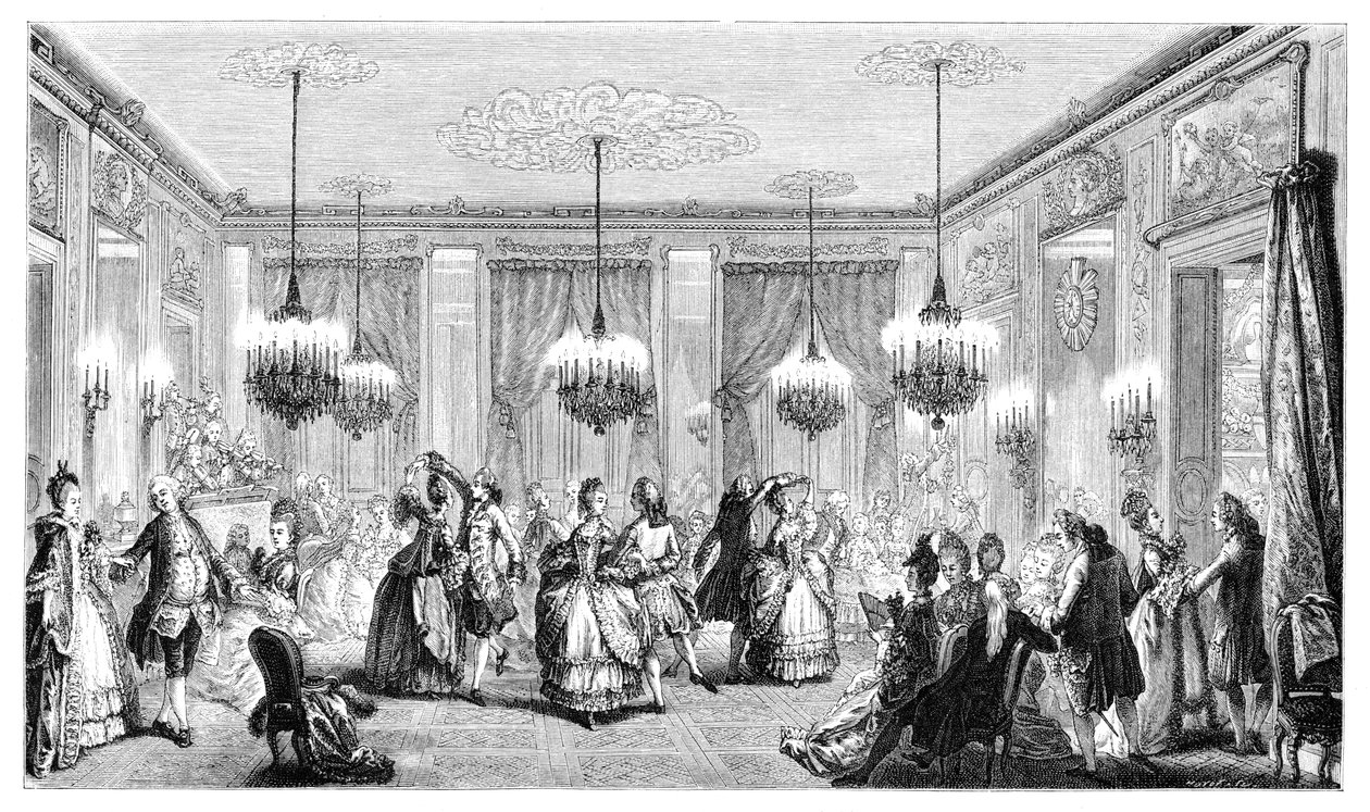 Bal, 1885. autorstwa Augustin de Saint Aubin
