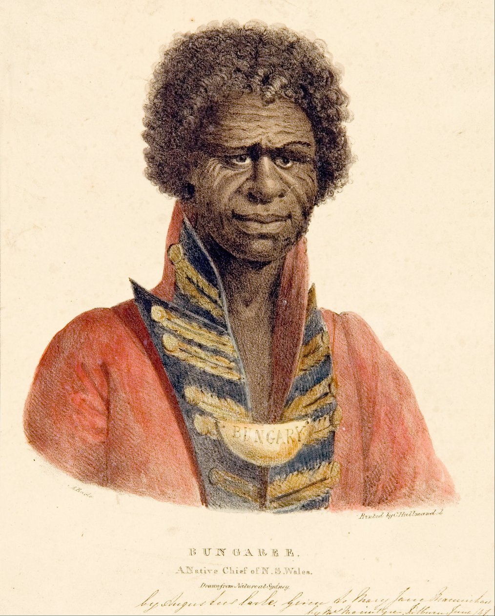 Bungaree Rodowity szef N.S. Walia autorstwa Augustus Earle