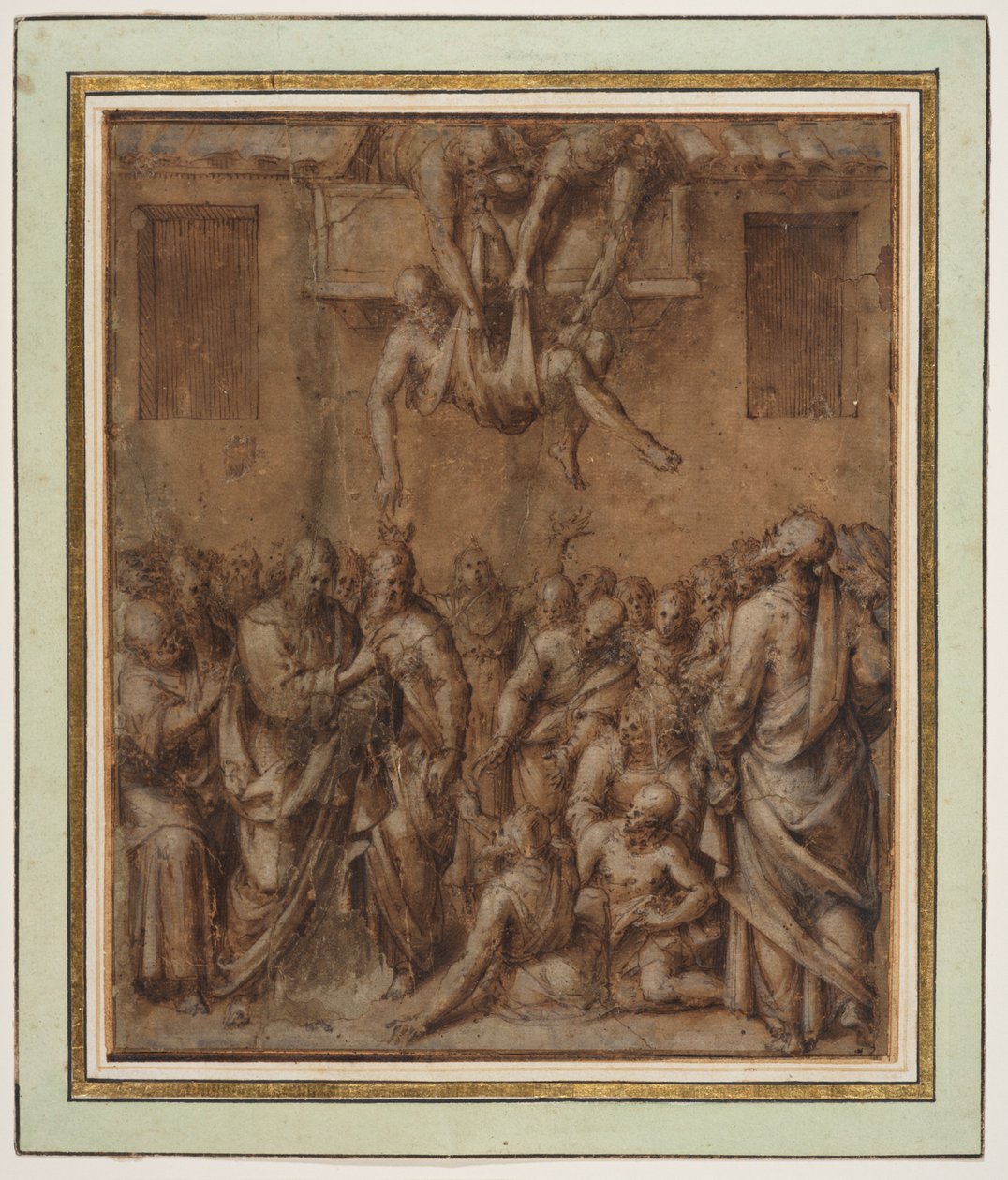 Chrystus uzdrawiający chorych autorstwa Aurelio Luini