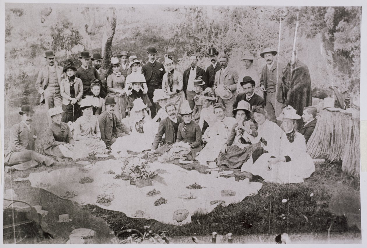 William Lawrence Bragg (1890-1971) i jego rodzina w Australii, koniec XIX wieku autorstwa Australian Photographer