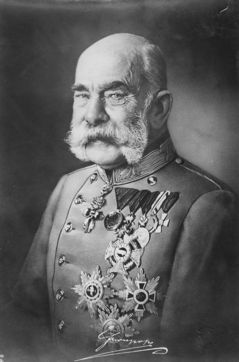 Cesarz Franciszek Józef I autorstwa Austrian Photographer