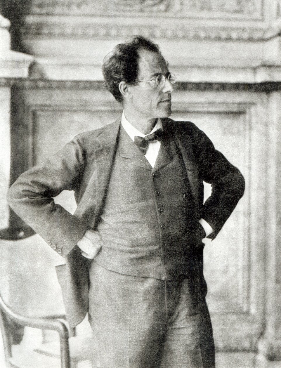 Portret Gustava Mahlera, 1907 autorstwa Austrian Photographer