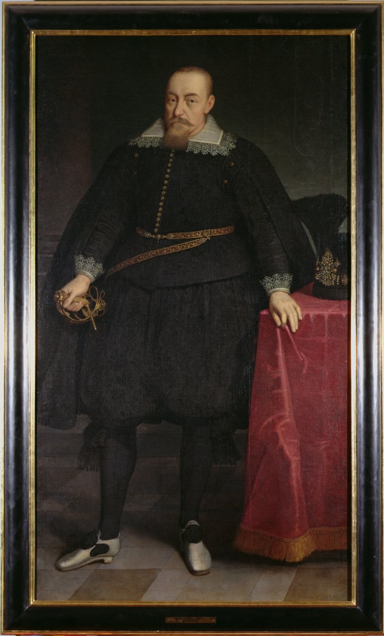 Portret Zygmunta III (1566-1632) autorstwa Austrian School