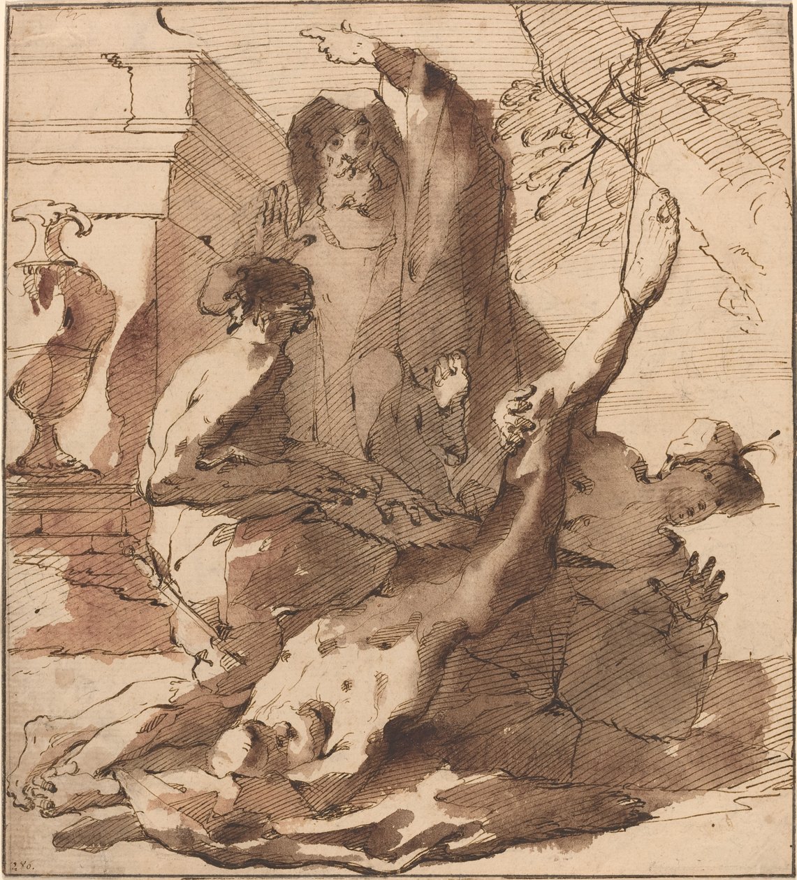 Męczeństwo św. Szymona autorstwa Austrian 18th Century