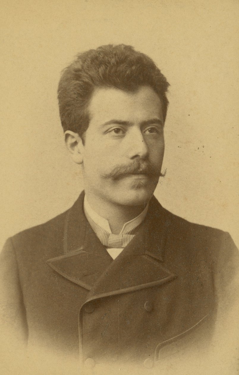 Gustaw Mahler, 1884 r. autorstwa Austrian Photographer