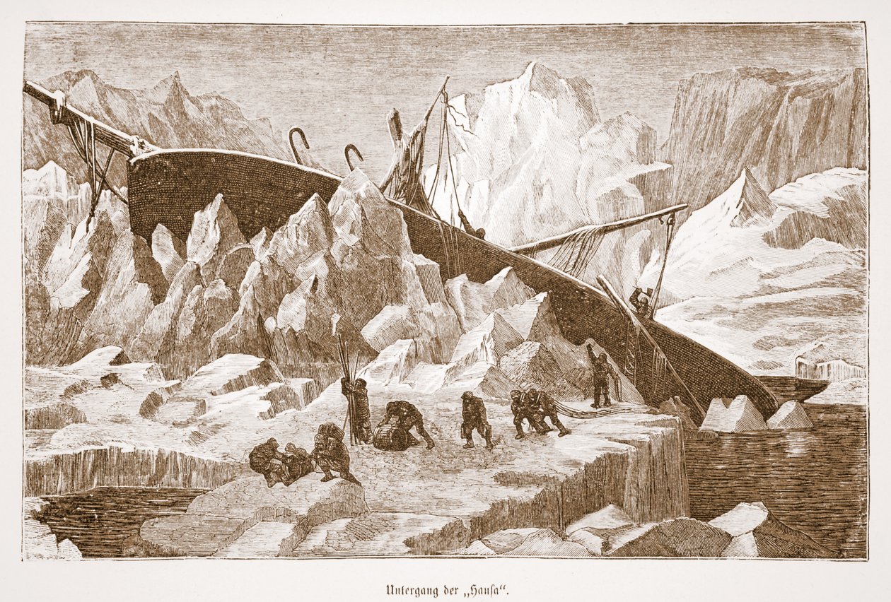 Zatonięcie Hanzy, 1876 autorstwa Austrian School