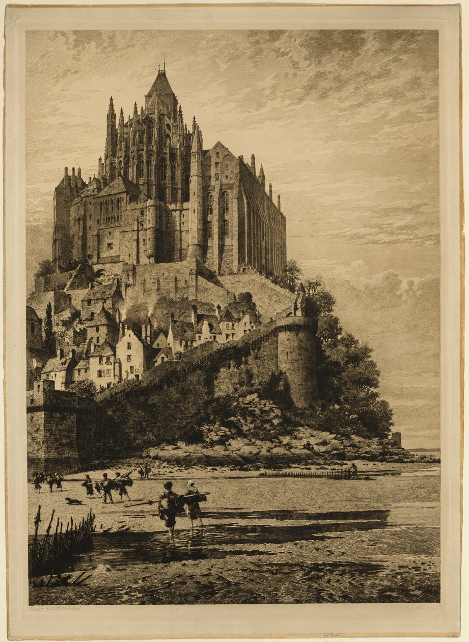 Mont Saint Michel autorstwa Axel Herman Haig