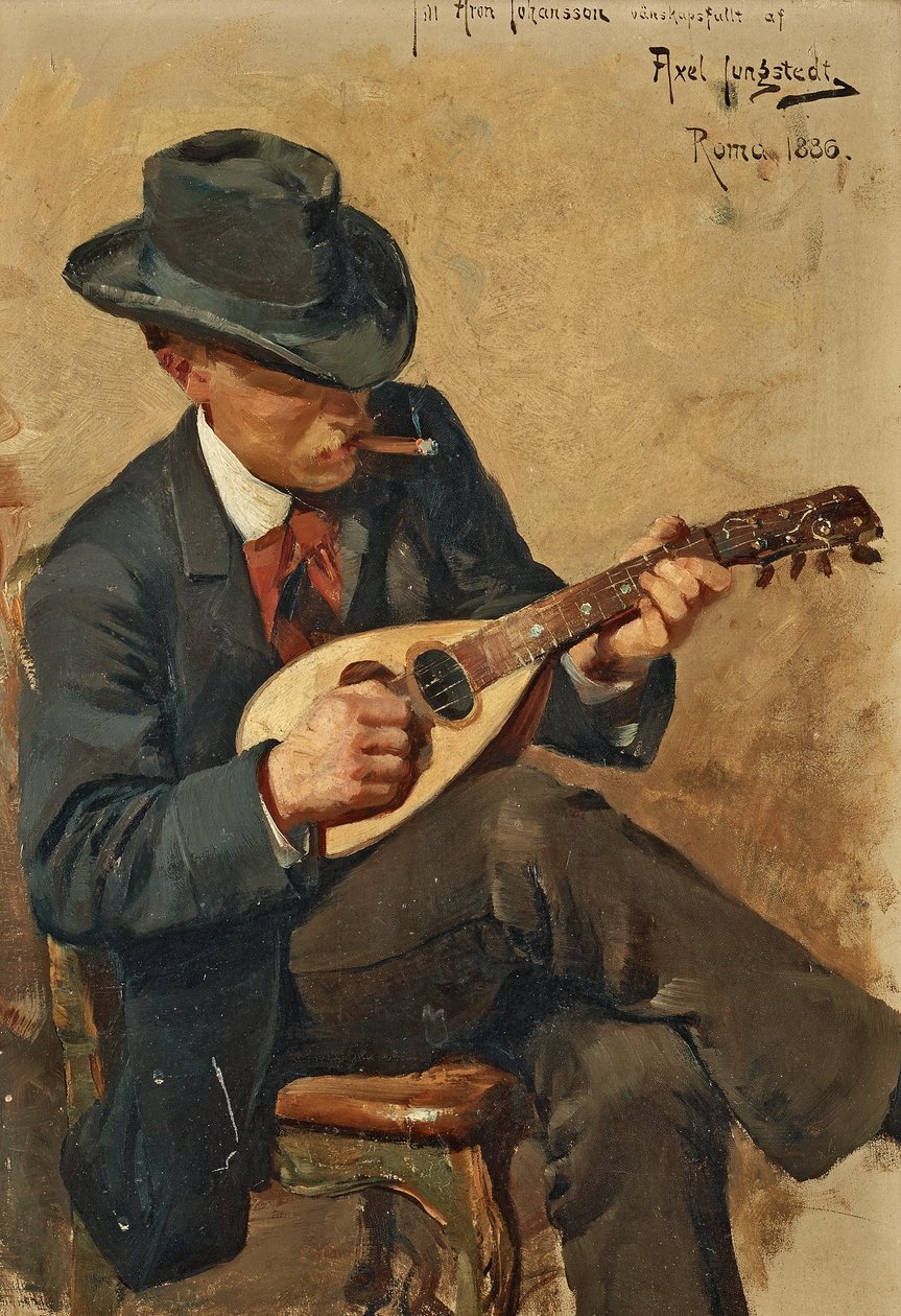 Portret architekta Arona Johanssona autorstwa Axel Jungstedt