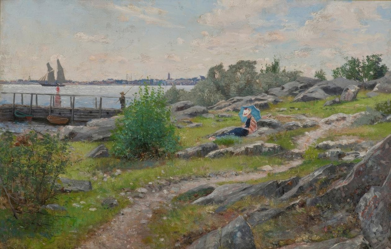 A. Lindman, Na wybrzeżu autorstwa Axel Lindman