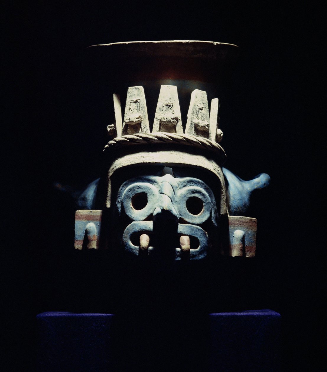 Kociołek reprezentujący Tlacoc, późny okres postklasyczny (ceramiczny) autorstwa Aztec
