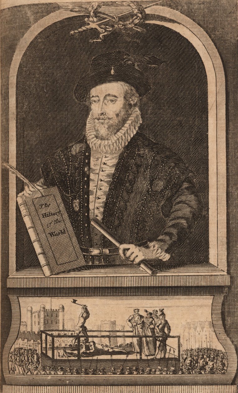 Portret Sir Waltera Raleigha, lata 1750-1760. autorstwa B. Cole