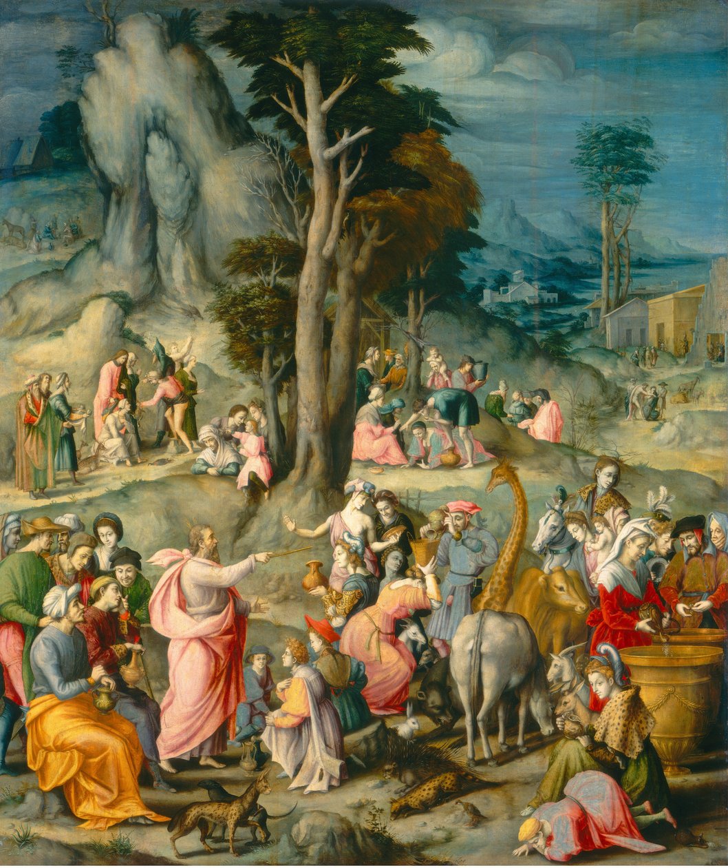 Zgromadzenie Manny, 15401555. autorstwa Bacchiacca