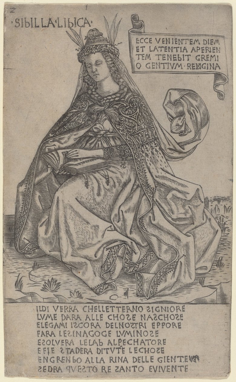 Libijska Sybilla autorstwa Baccio Baldini