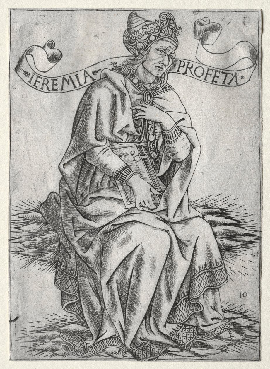 Prorocy: Jeremiasz, c. 1470-75. autorstwa Baccio Baldini