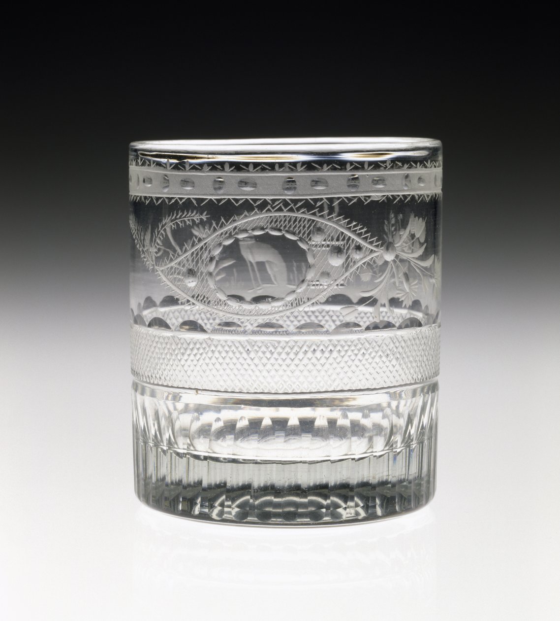 Kubek, ok. 1825 (szkło ołowiowe) autorstwa Bakewell and Page