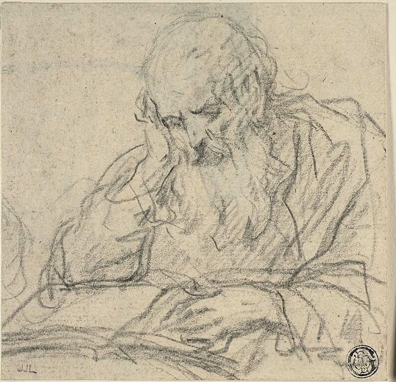 Saint Reading autorstwa Baldassare Franceschini