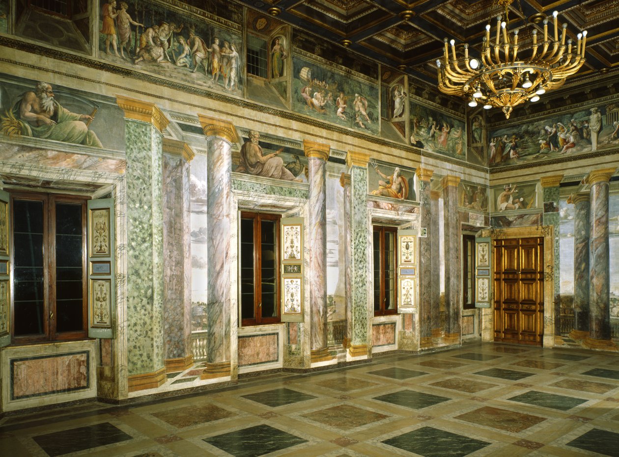 Sala Perspektyw autorstwa Baldassarre Peruzzi