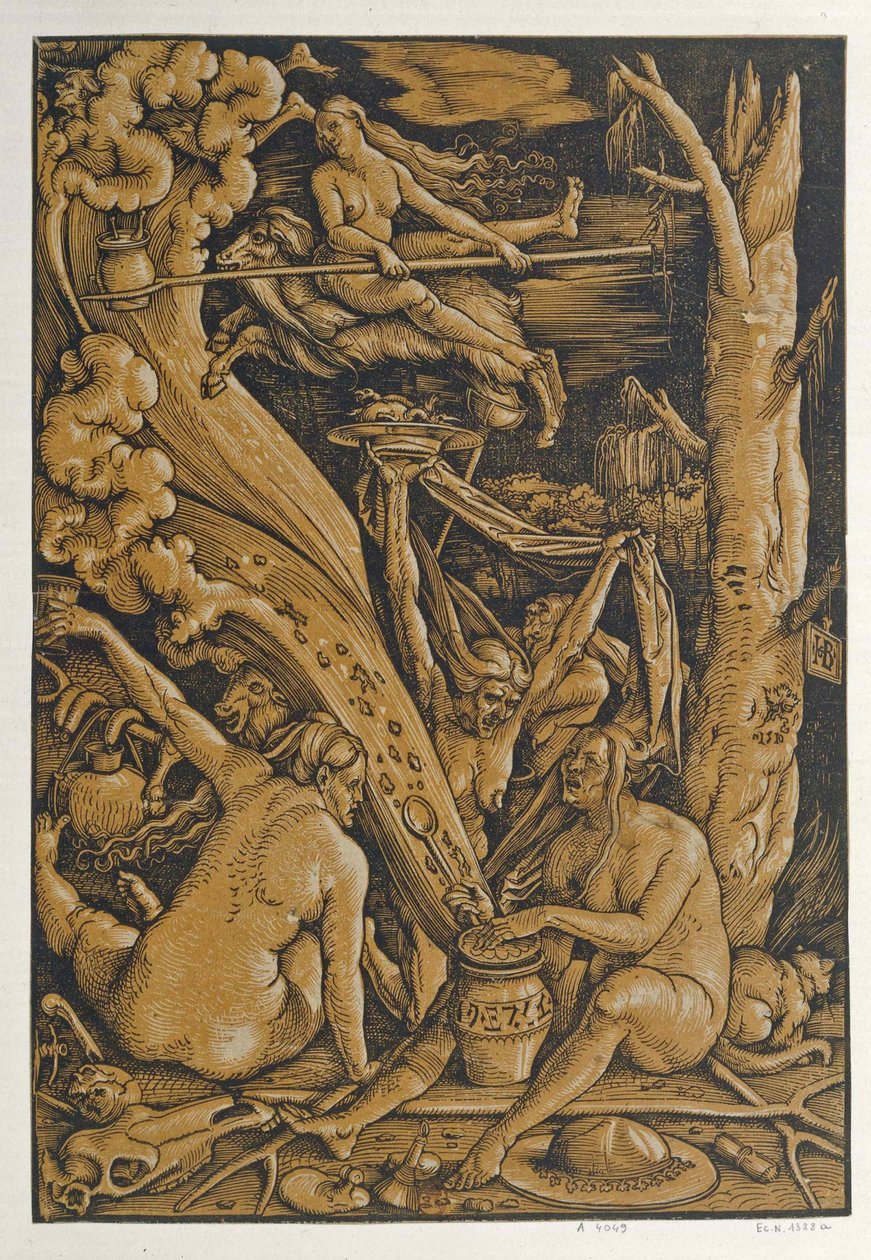 Czarownice, 1510. autorstwa Baldung