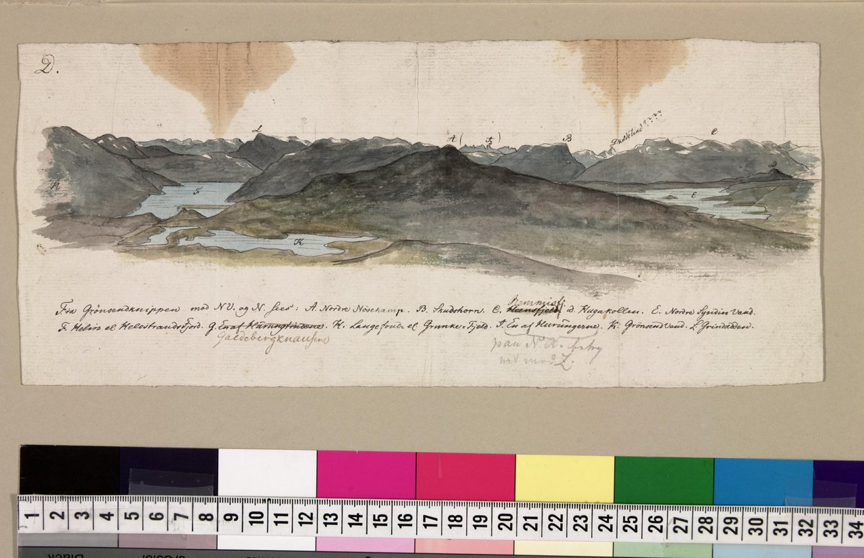 Pamiątka podróży górskiej w 1820 r. autorstwa Baltazar Mathias Keilhau