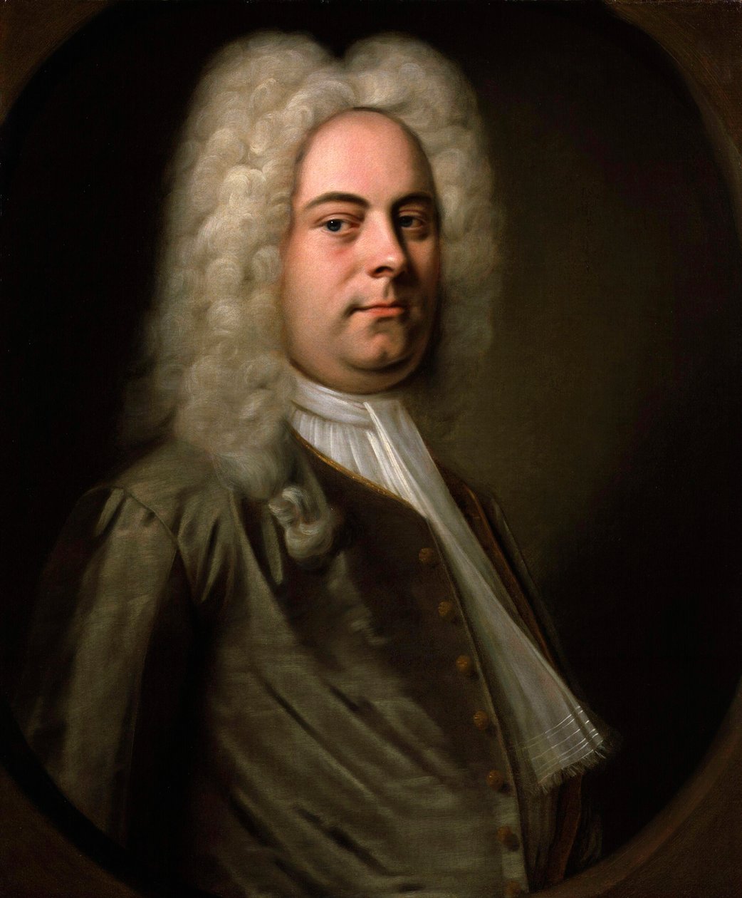 George Frideric Handel, niemiecki kompozytor, 1726-1728. autorstwa Balthasar Denner