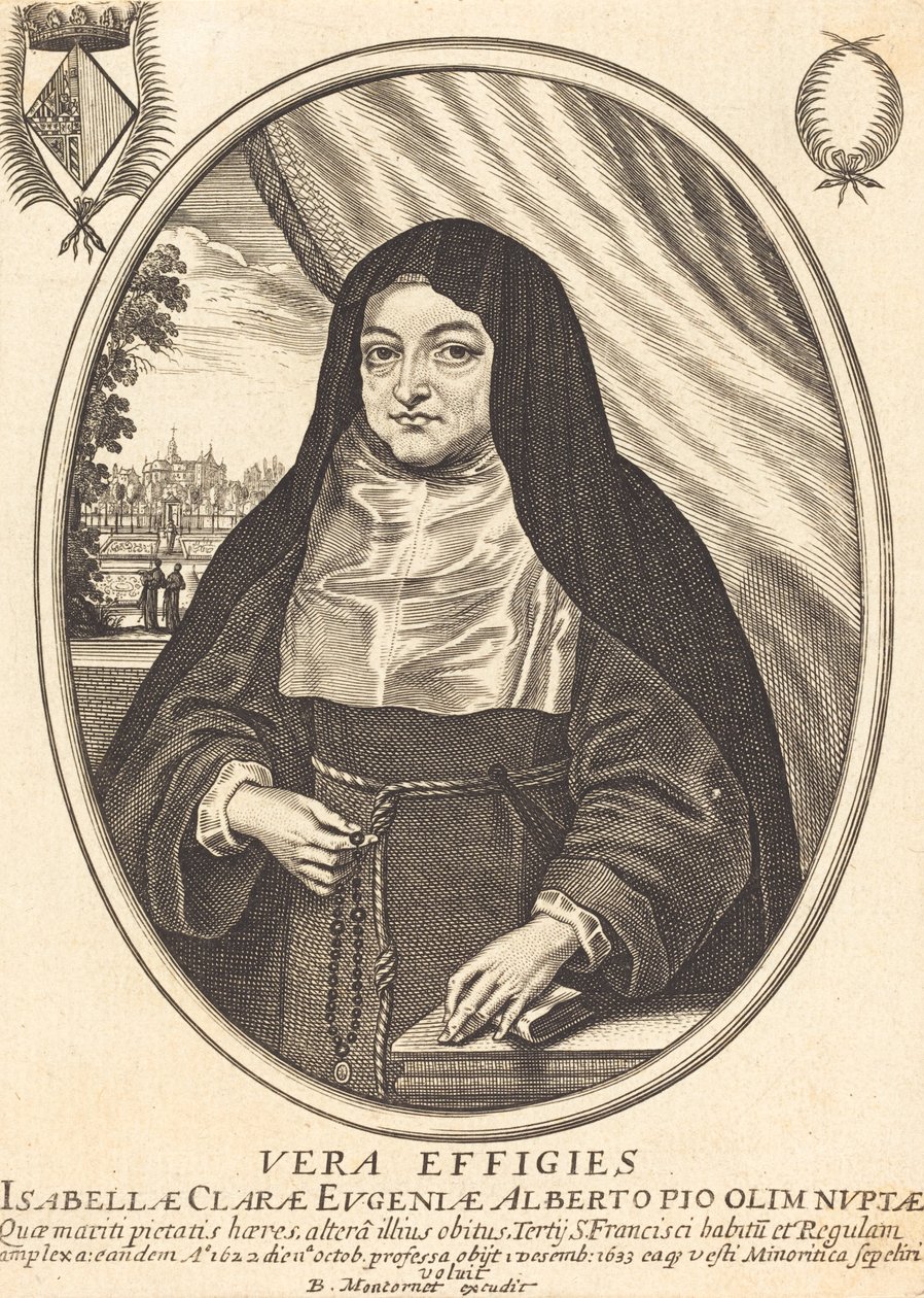 Isabelle Claire Eugenia autorstwa Balthasar Moncornet