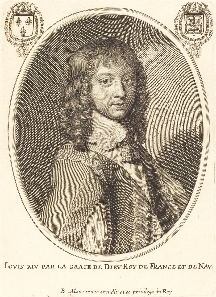 Ludwik XIV autorstwa Balthasar Moncornet