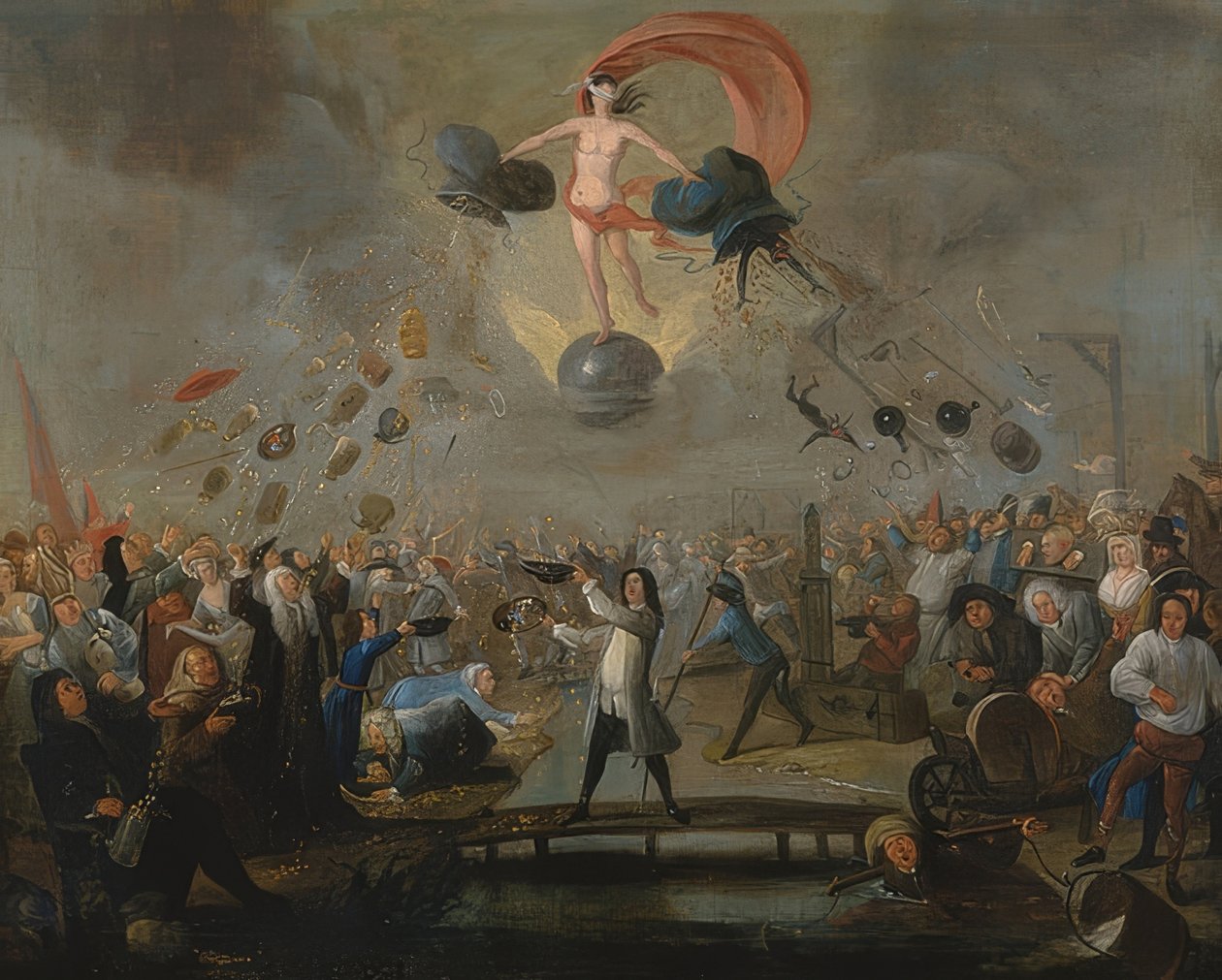 Alegoria losu. Około 1730 autorstwa Balthasar Nebot