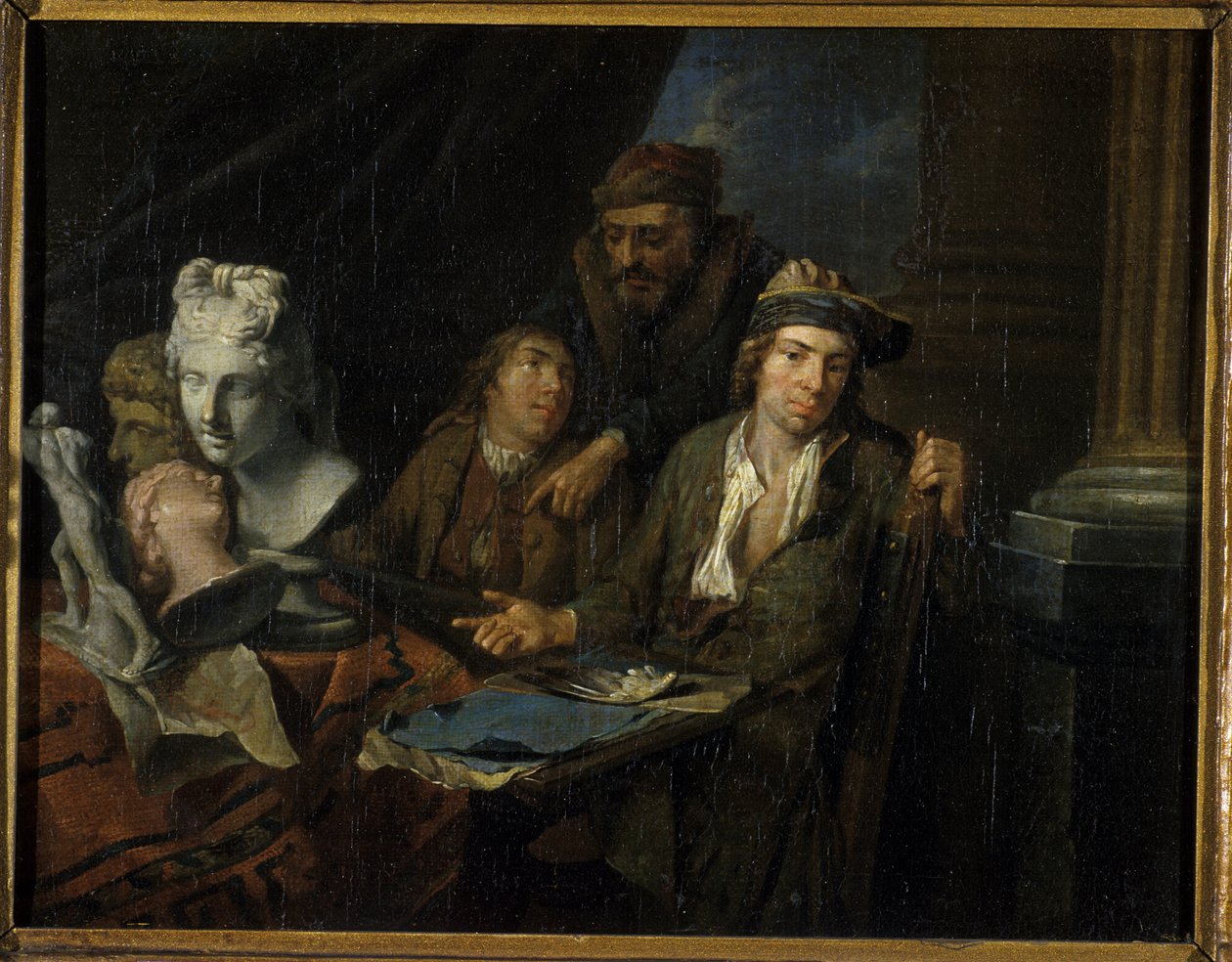 Pracownia Plastyczna, 1703 autorstwa Balthasar van den Bossche