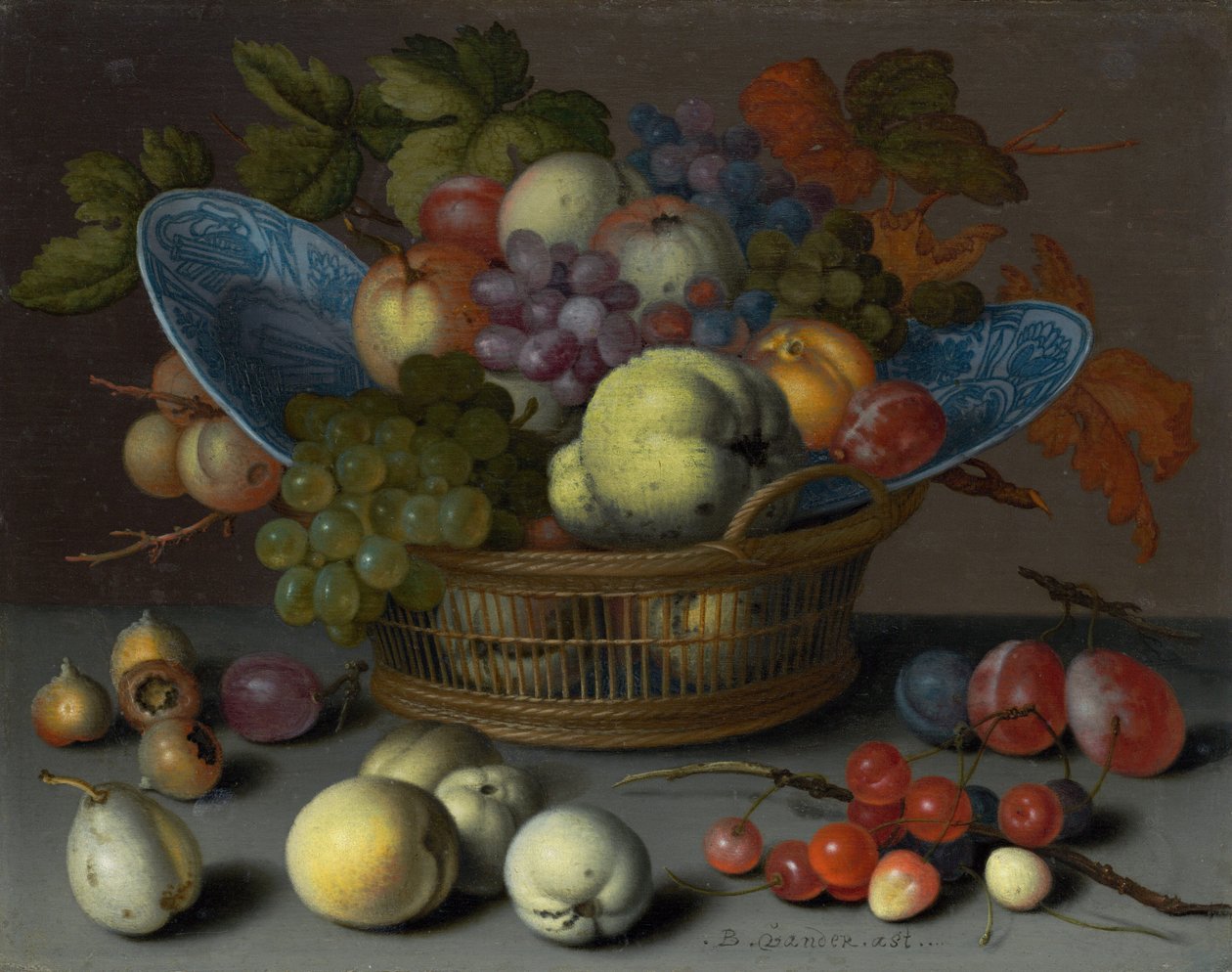 Kosz owoców, ok. godz. 1622. autorstwa Balthasar van der Ast