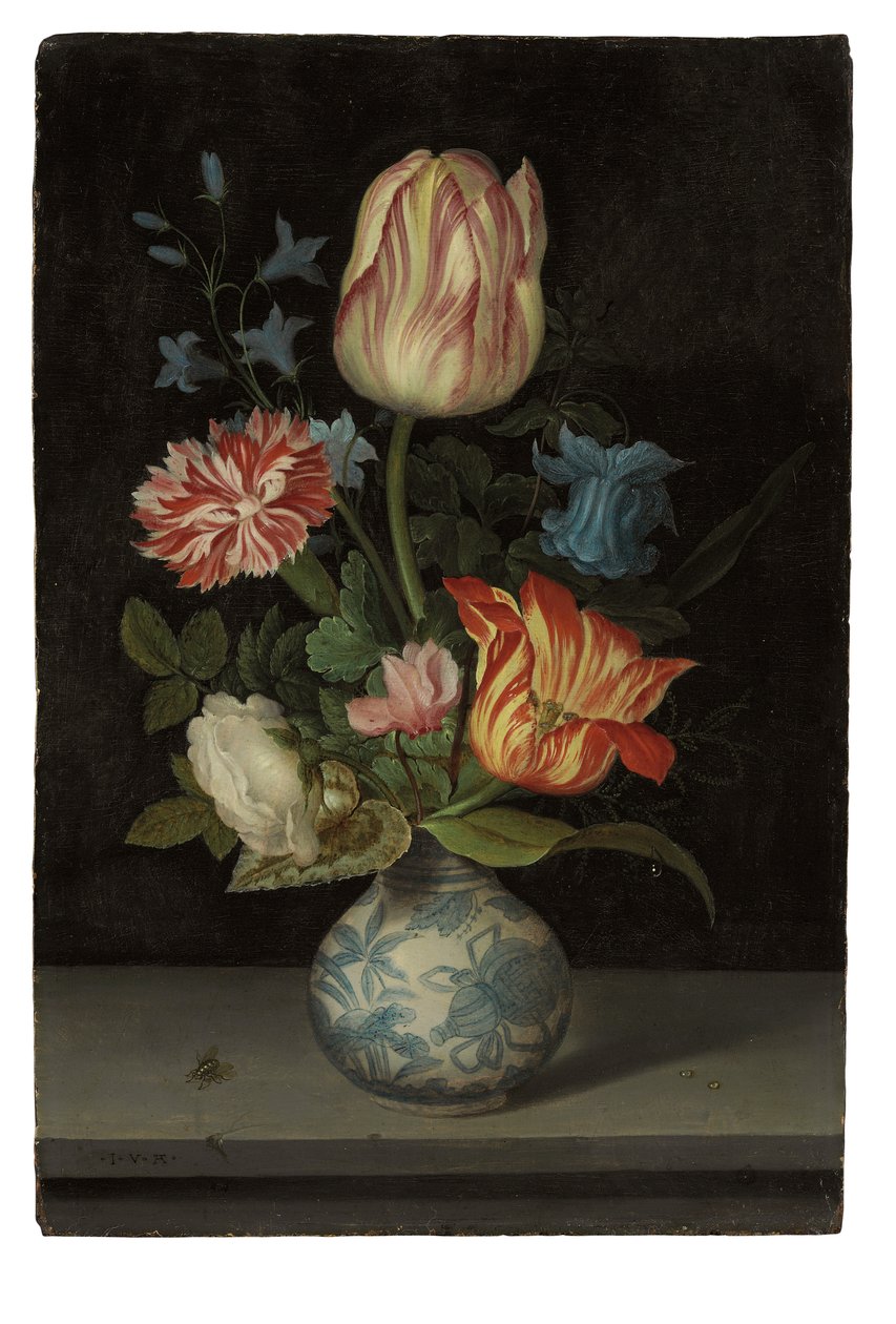 Kwiat w wazonie Wanli autorstwa Balthasar van der Ast