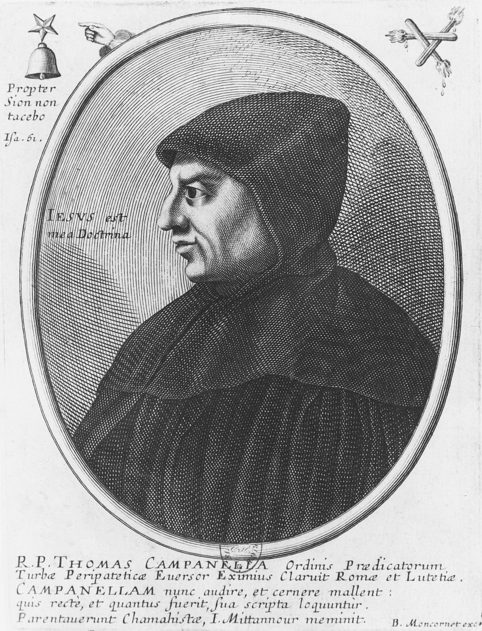 Tommaso Campanella autorstwa Balthazar Moncornet