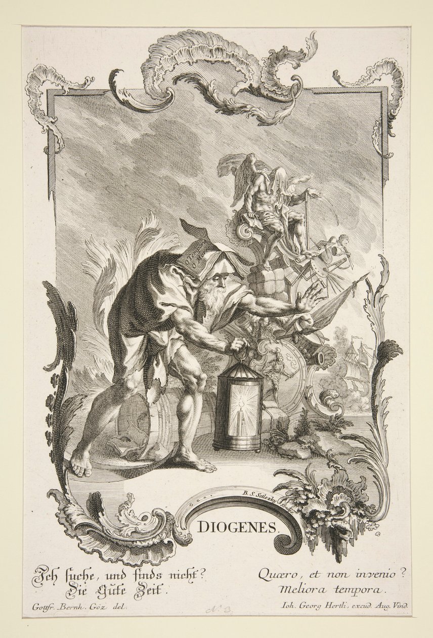 Diogenes autorstwa Balthazar Sigismond Setlezky