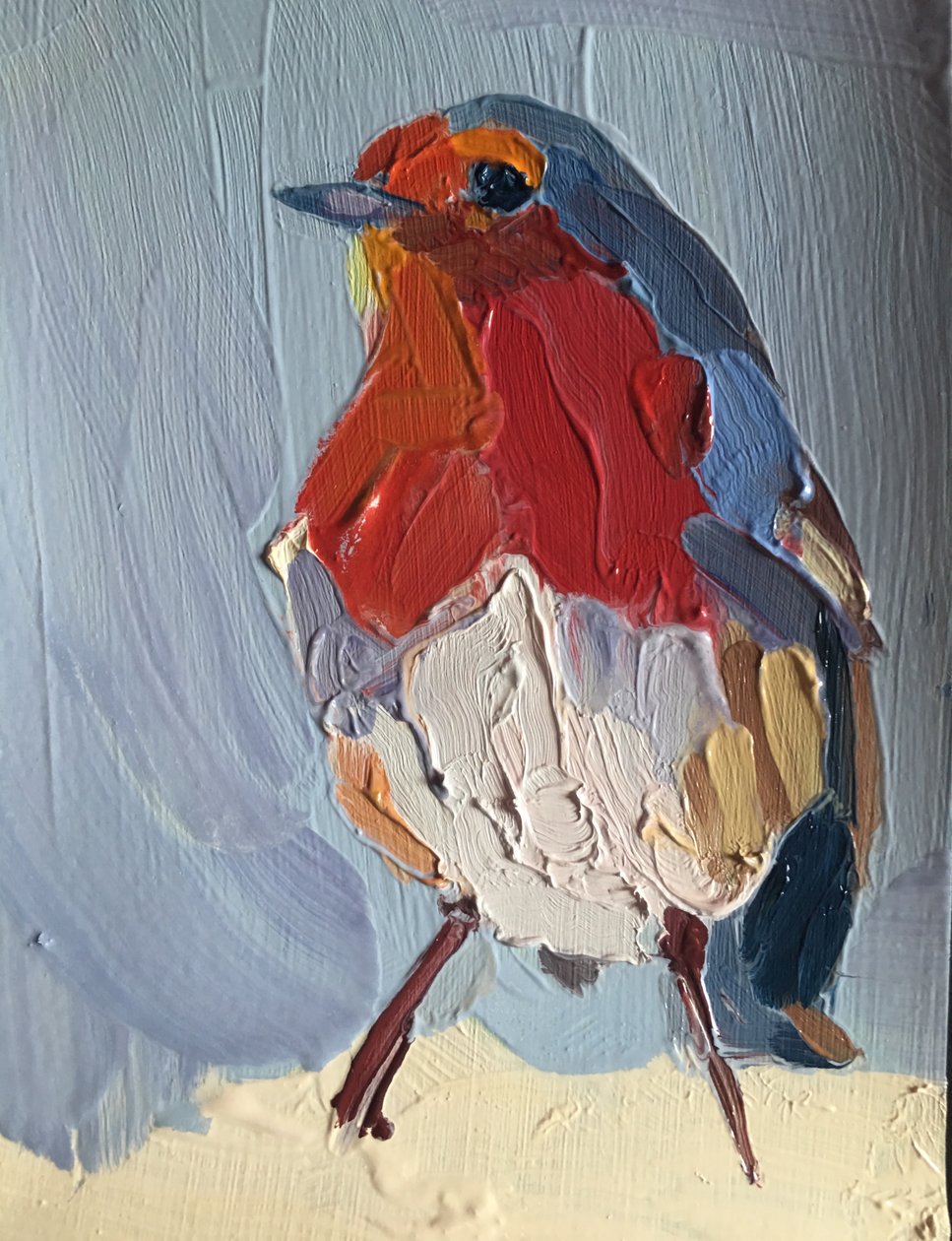 rudzik, 2016 autorstwa Barbara Hoogeweegen