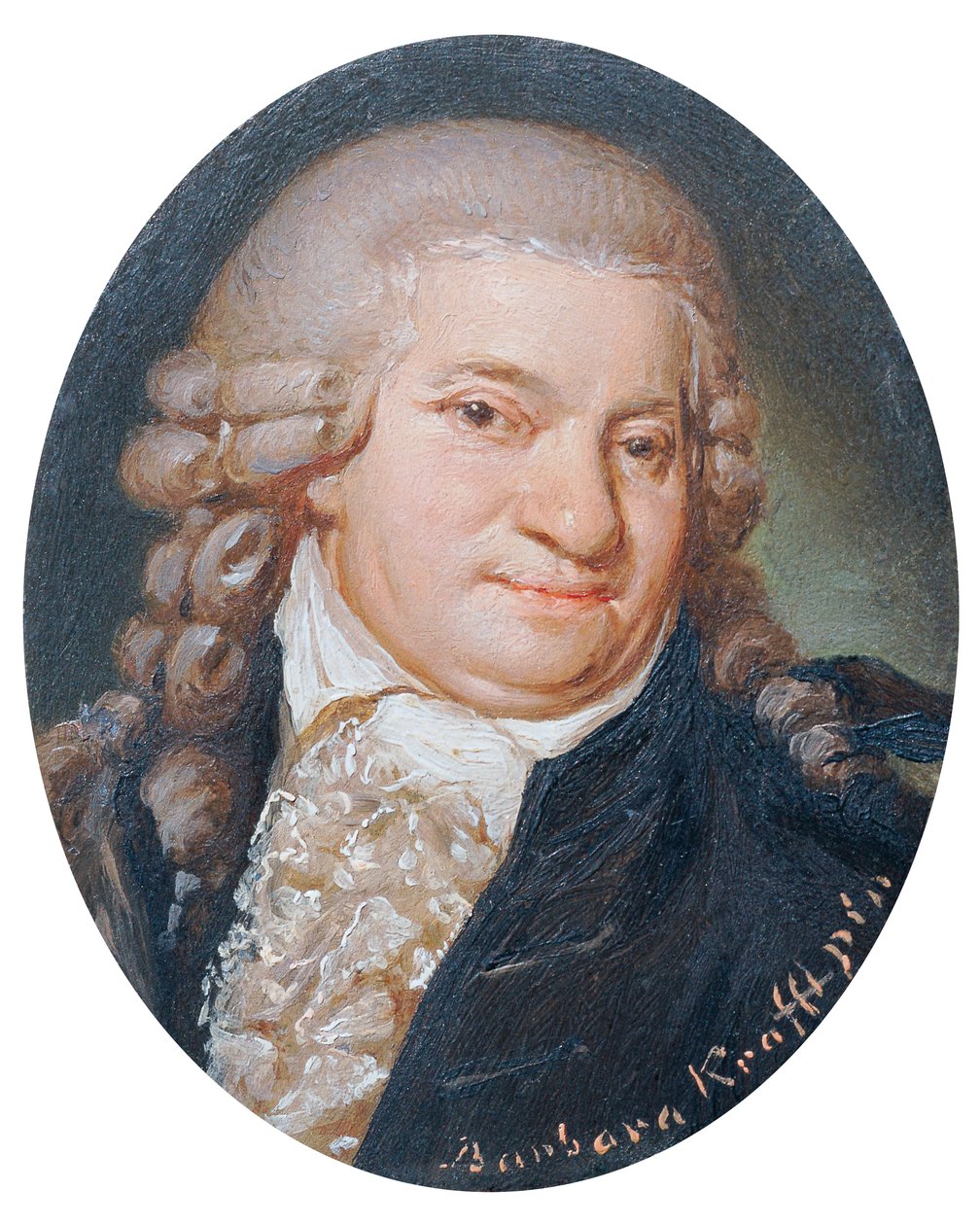 portret dżentelmena autorstwa Barbara Krafft