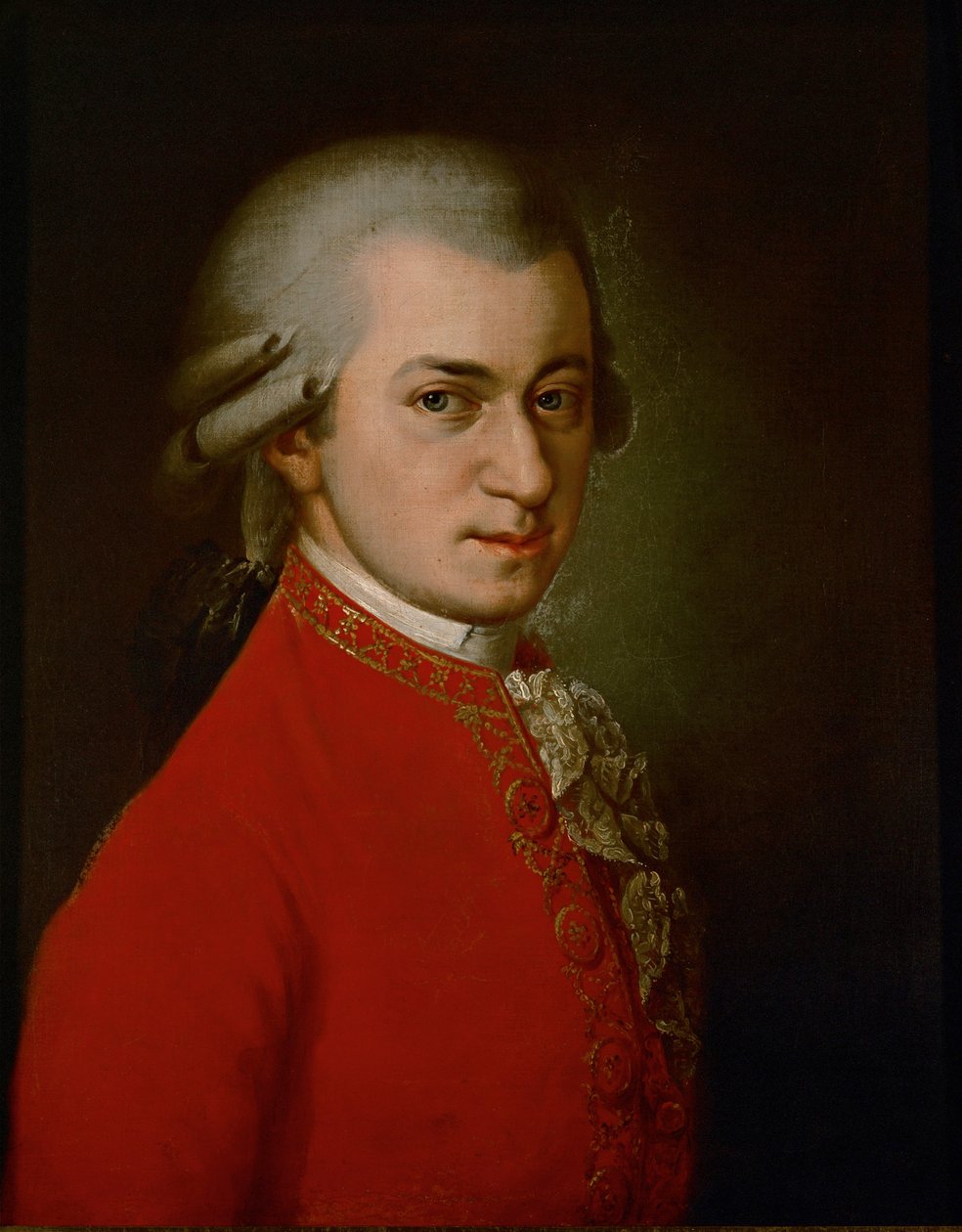 Wolfgang Amadeusz Mozart ... (olej na płótnie) autorstwa Barbara Krafft