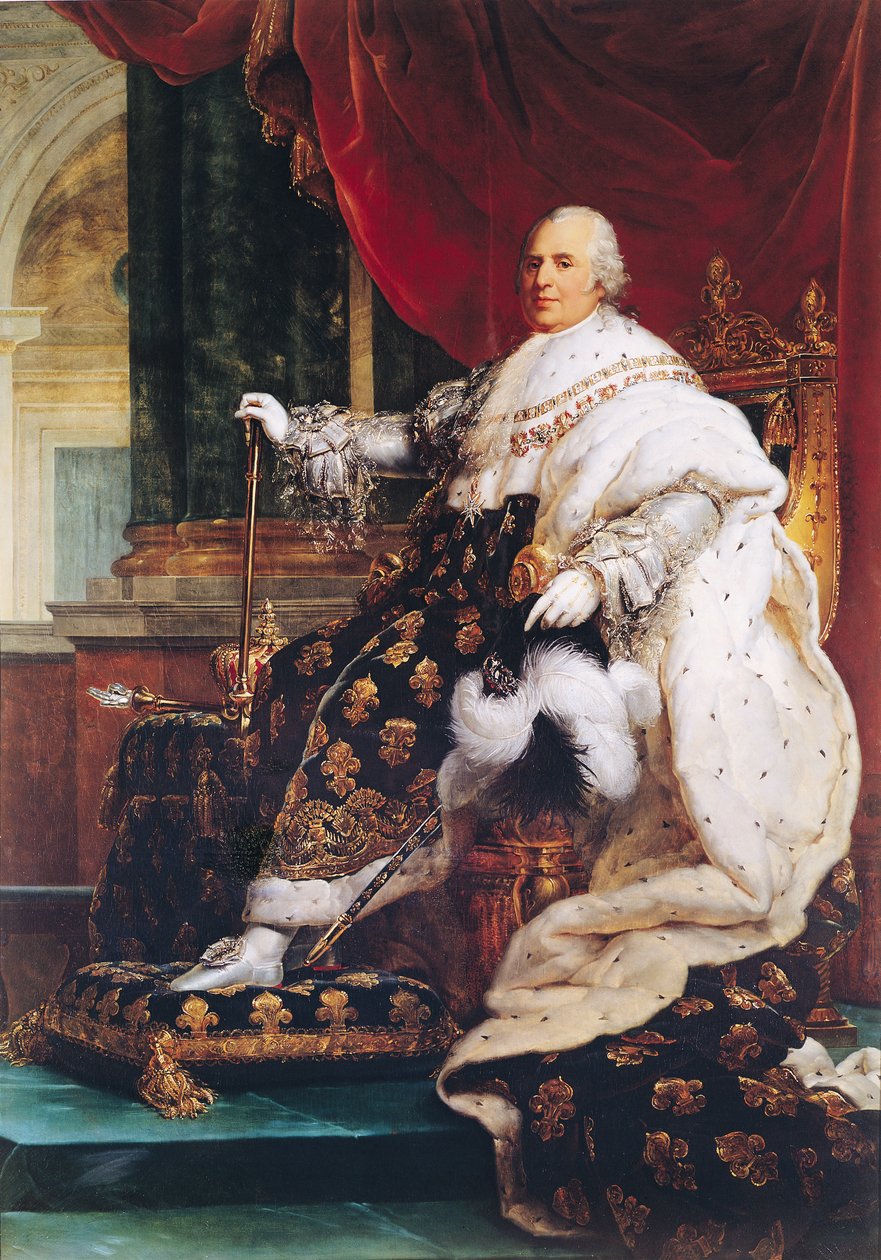 Ludwik XVIII (1755-1824) autorstwa Baron François Pascal Simon Gérard