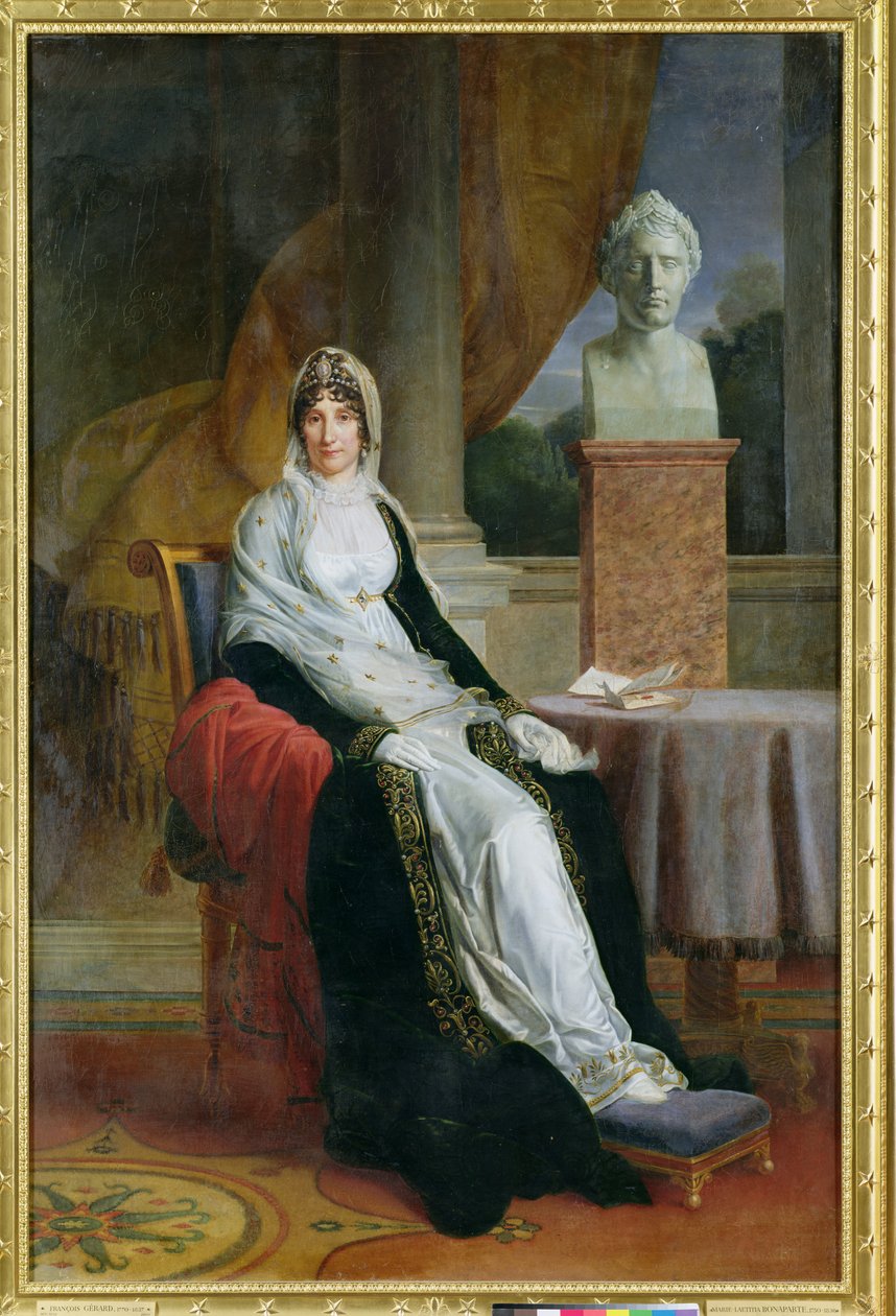 Marie-Laetitia Ramolino (1750-1836) 1803 autorstwa Baron François Pascal Simon Gérard