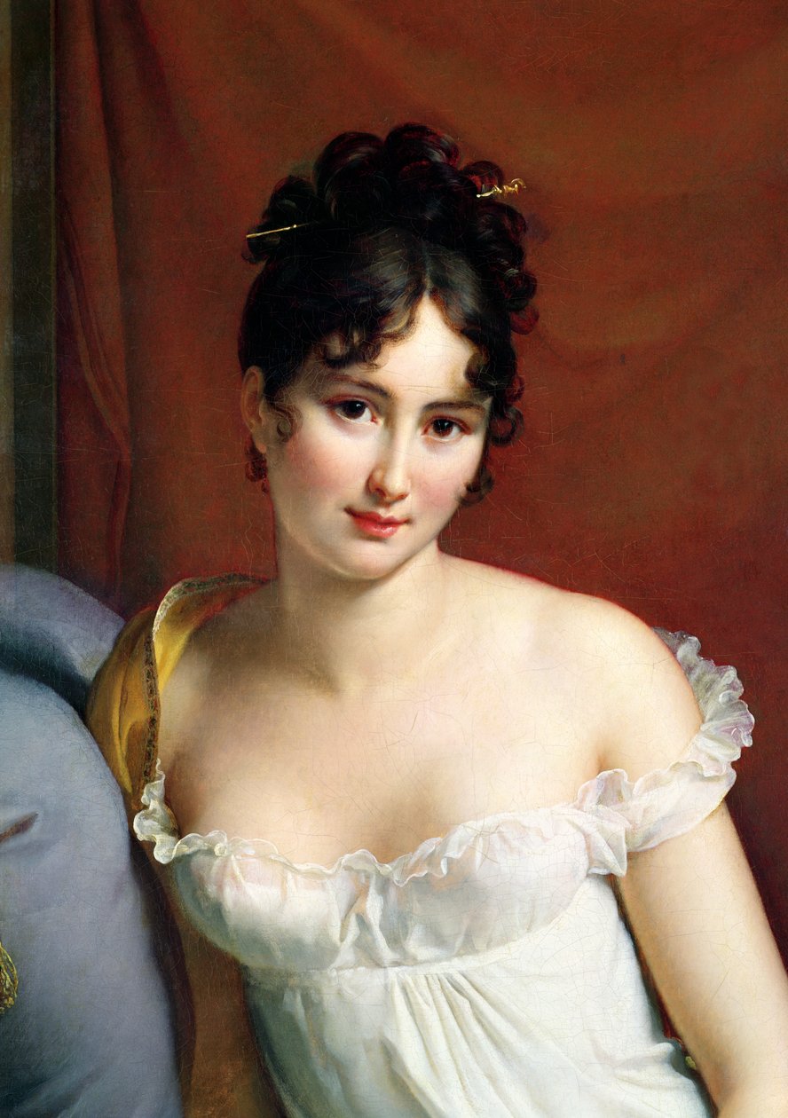 Portret Madame Recamier (1777-1849) (detal z 2292) autorstwa Baron François Pascal Simon Gérard