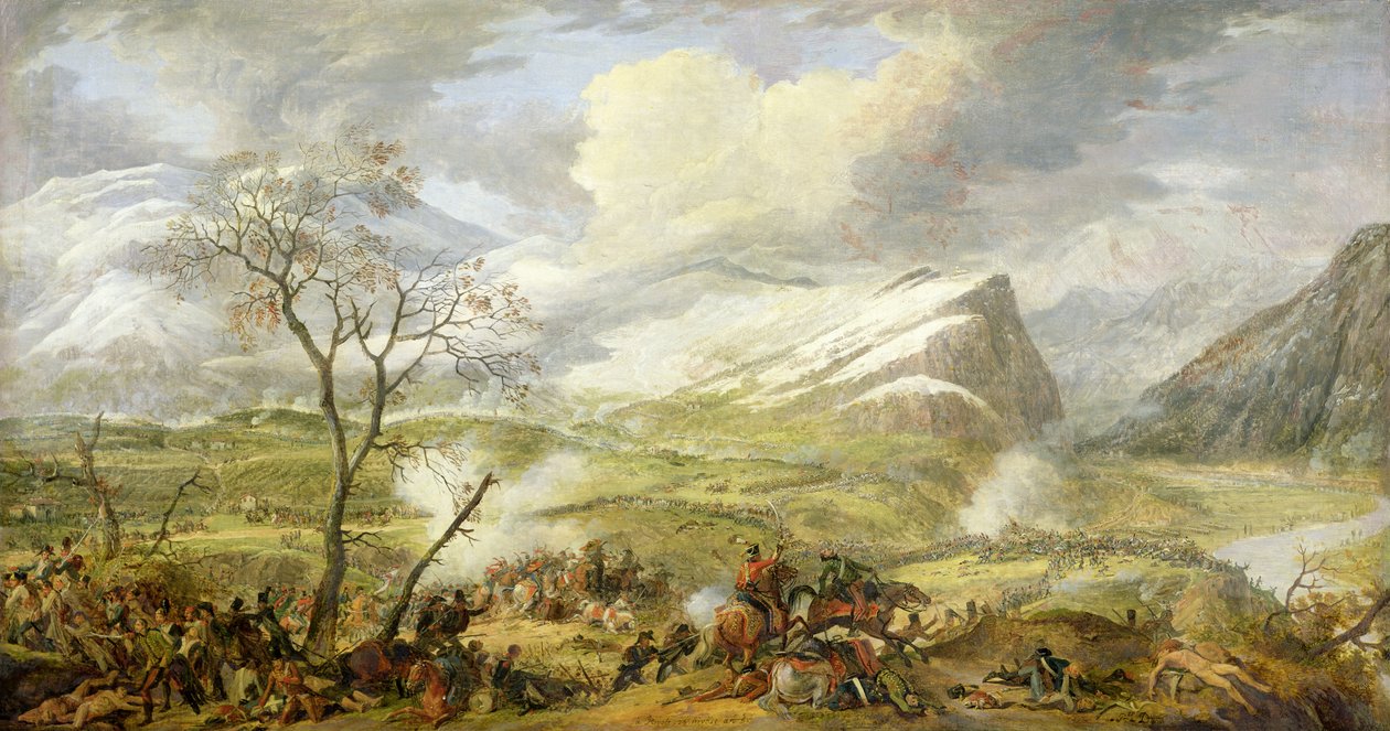 Bitwa pod Rivoli 14 stycznia 1797 r. autorstwa Baron Louis Albert Bacler d
