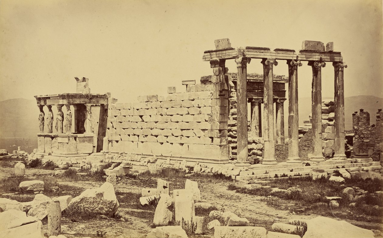 Ateny - Erechtehion. autorstwa Baron Paul des Granges