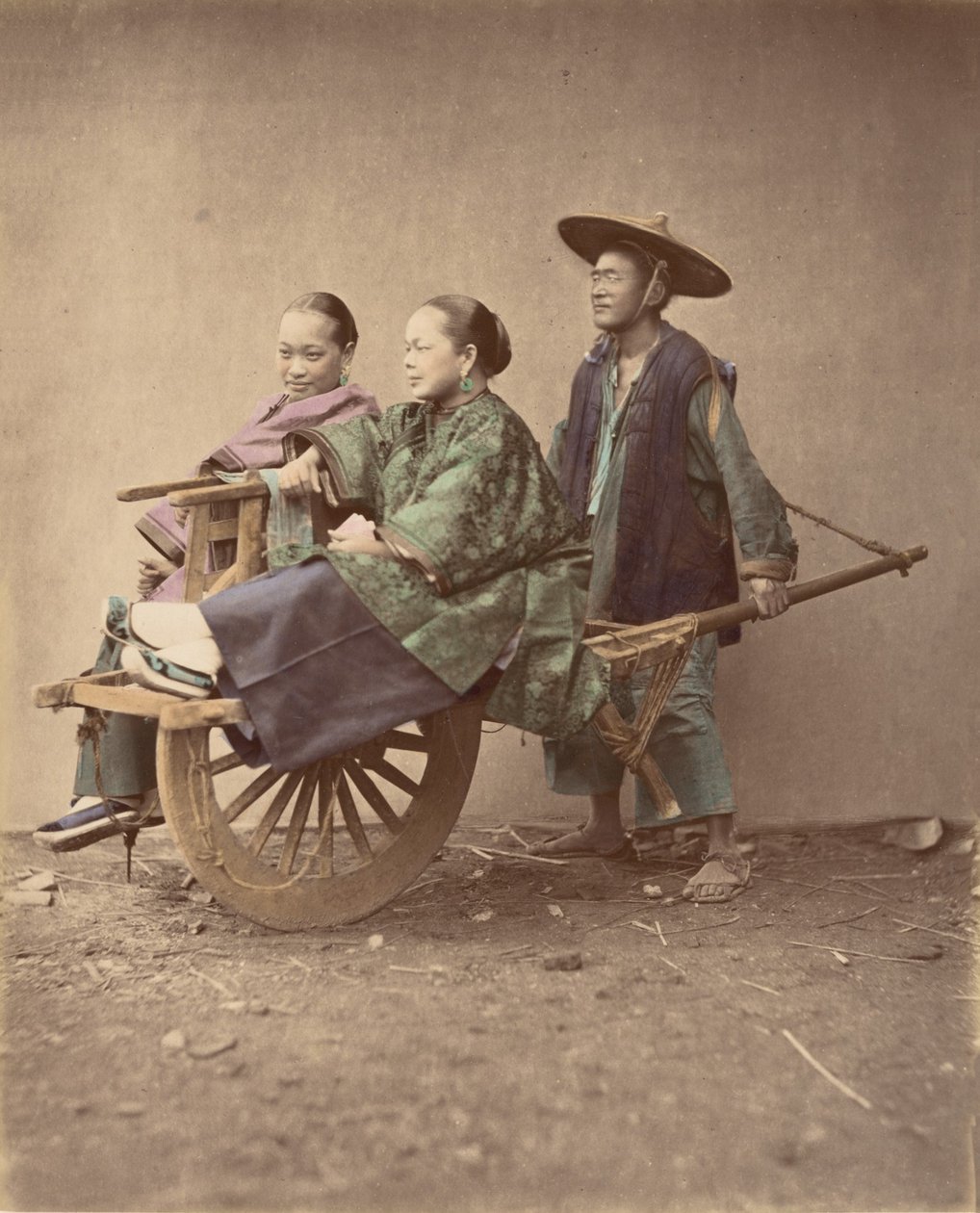 Taczki, lata 70. XIX wieku. autorstwa Baron Raimund von Stillfried