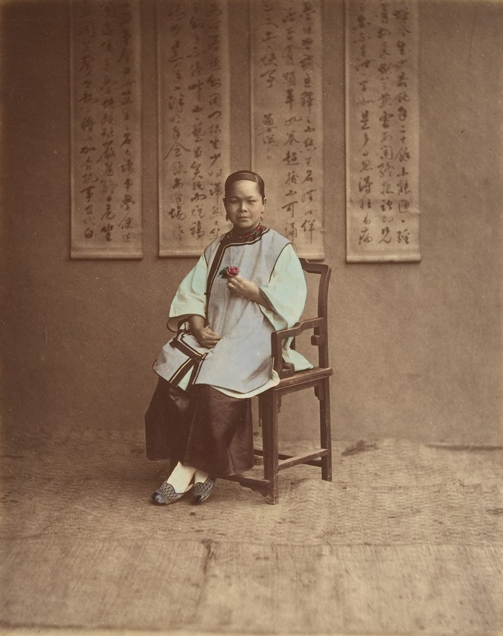 Dziewczyna z Szanghaju, 1870. autorstwa Baron Raimund von Stillfried