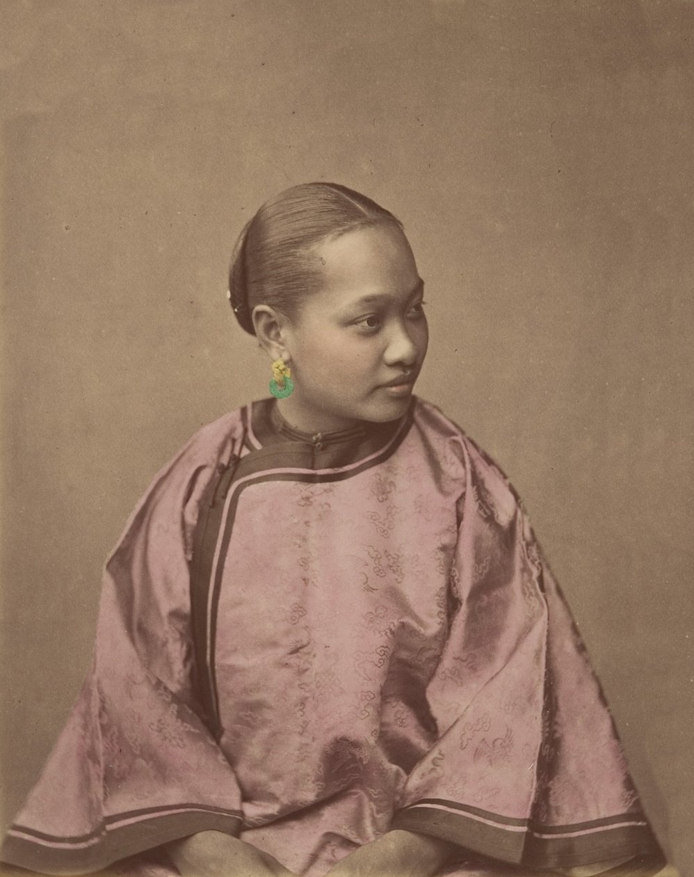 Dziewczyna z Szanghaju, 1870. autorstwa Baron Raimund von Stillfried