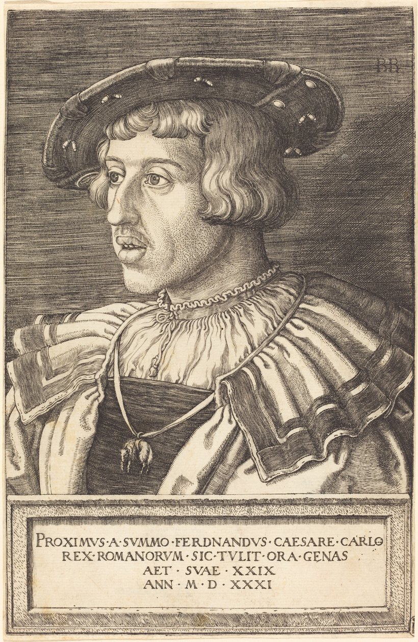Cesarz Ferdynand I autorstwa Barthel Beham