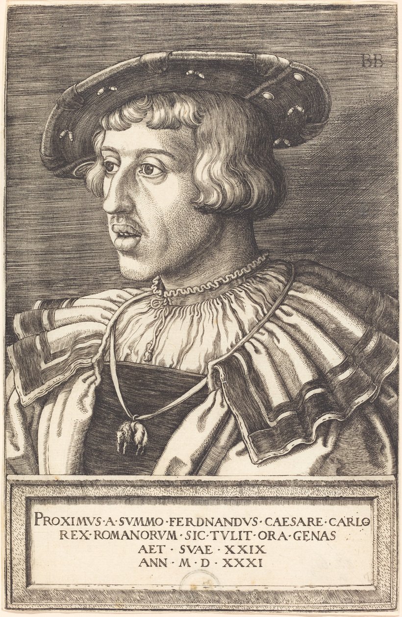 Cesarz Ferdynand I autorstwa Barthel Beham