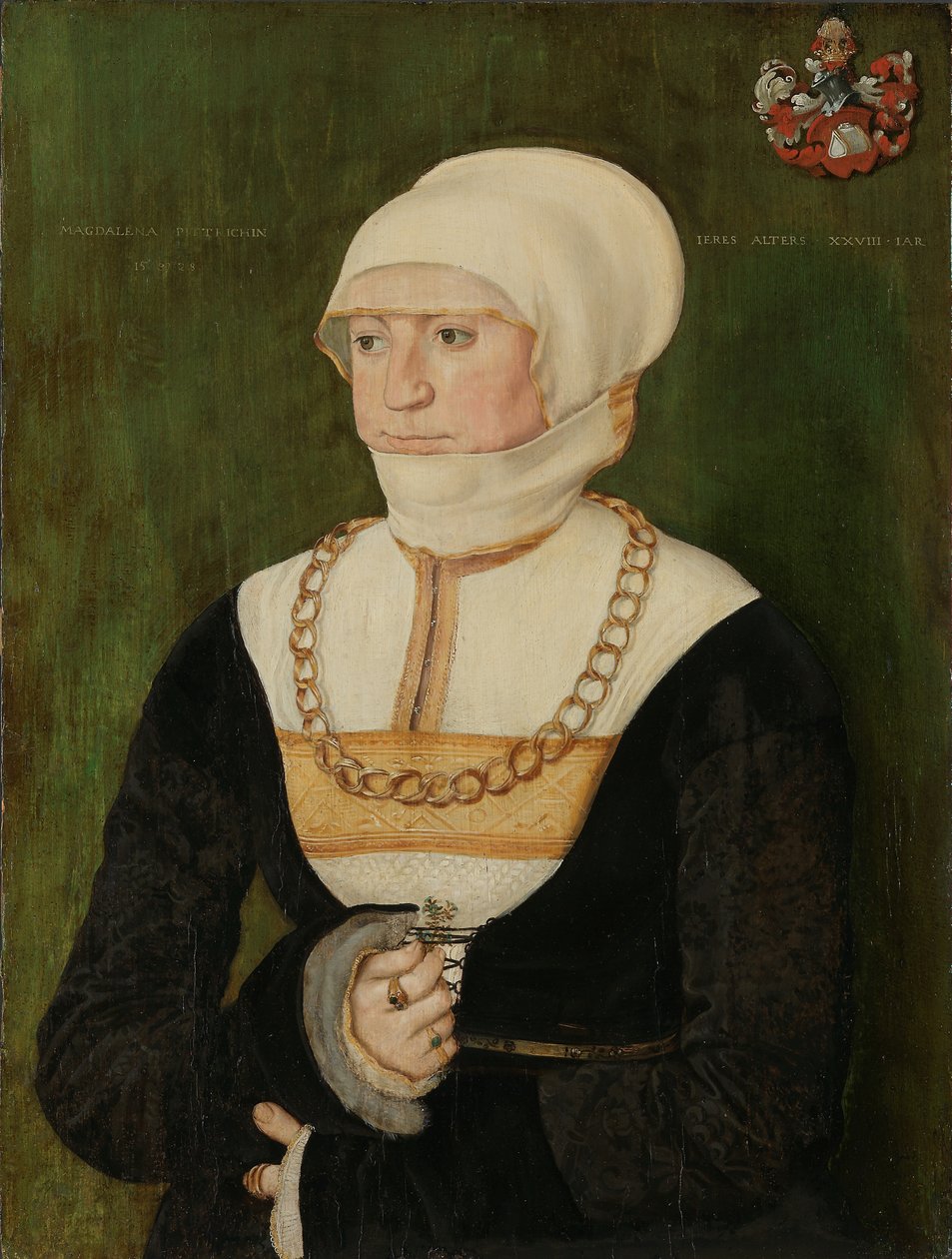 Portret Magdaleny Pittrichin, 1528. autorstwa Barthel Beham