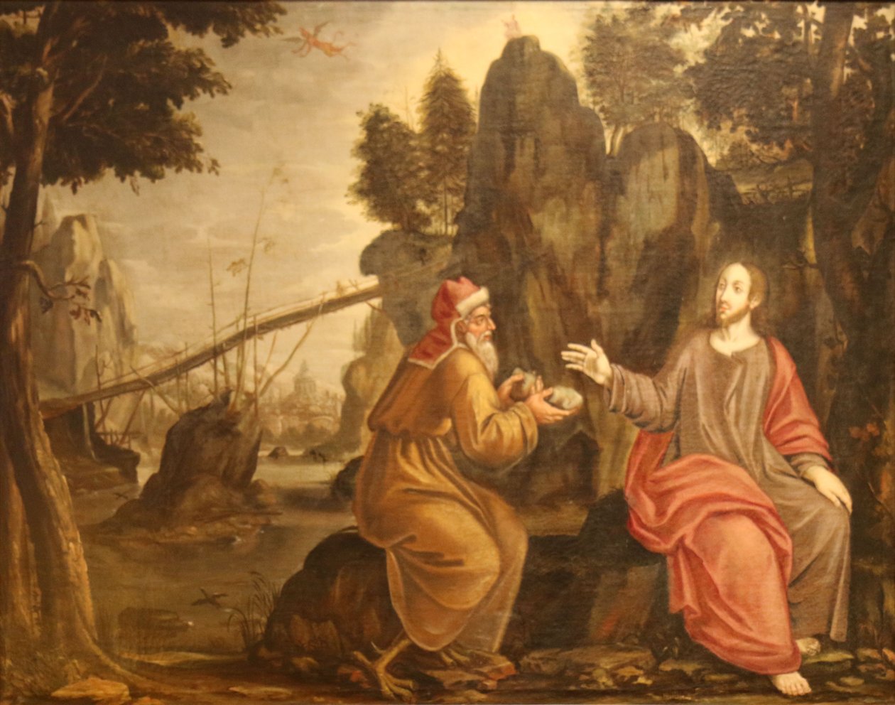 Jezus na pustyni autorstwa Barthélemy Parrocel