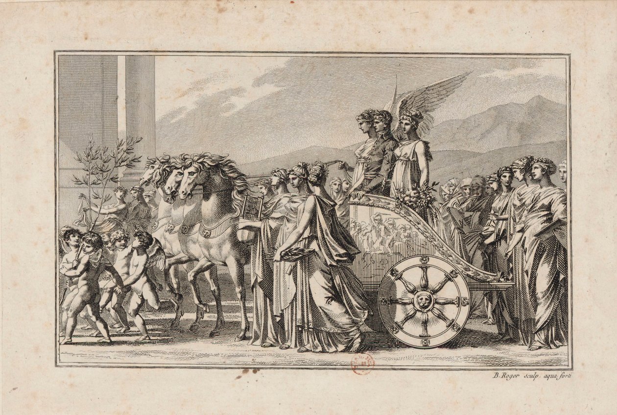Triumf Napoleona, Pierwszego Konsula, 1801. autorstwa Barthélemy Roger