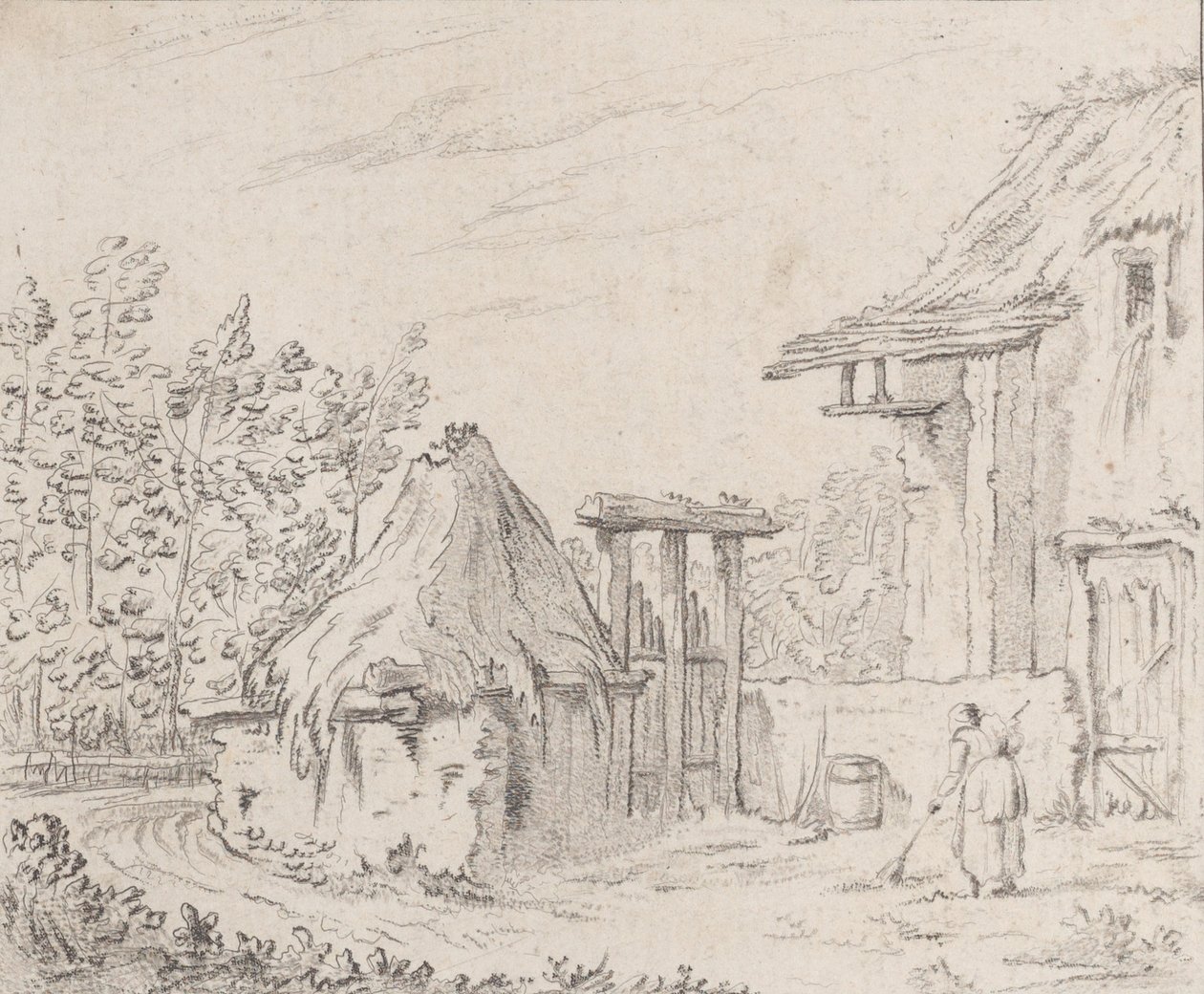 Gospodarstwo, 1758. autorstwa Barthélémy Augustin Blondel d