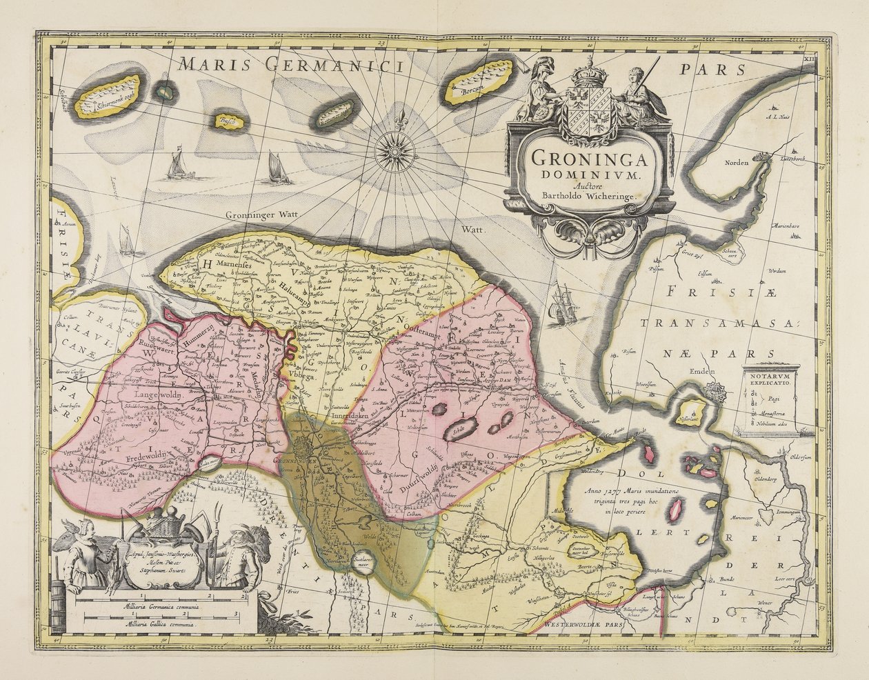 Groninga dominium / auctore Bartholdo Wicheringe autorstwa Barthold Wicheringe